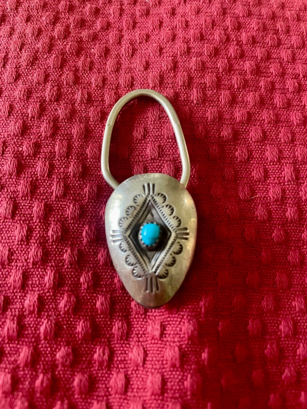 Vintage Native American Turquoise Key Chain